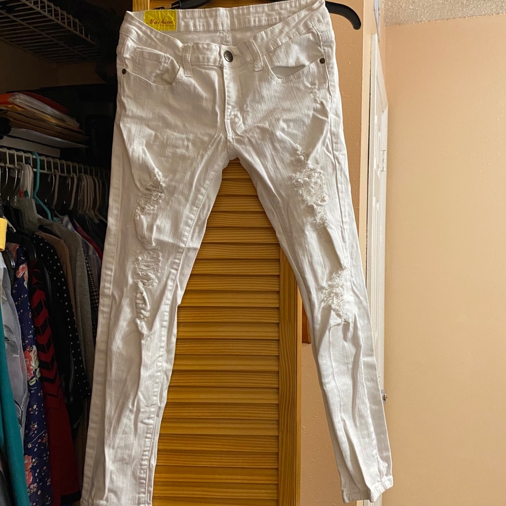 White women pant